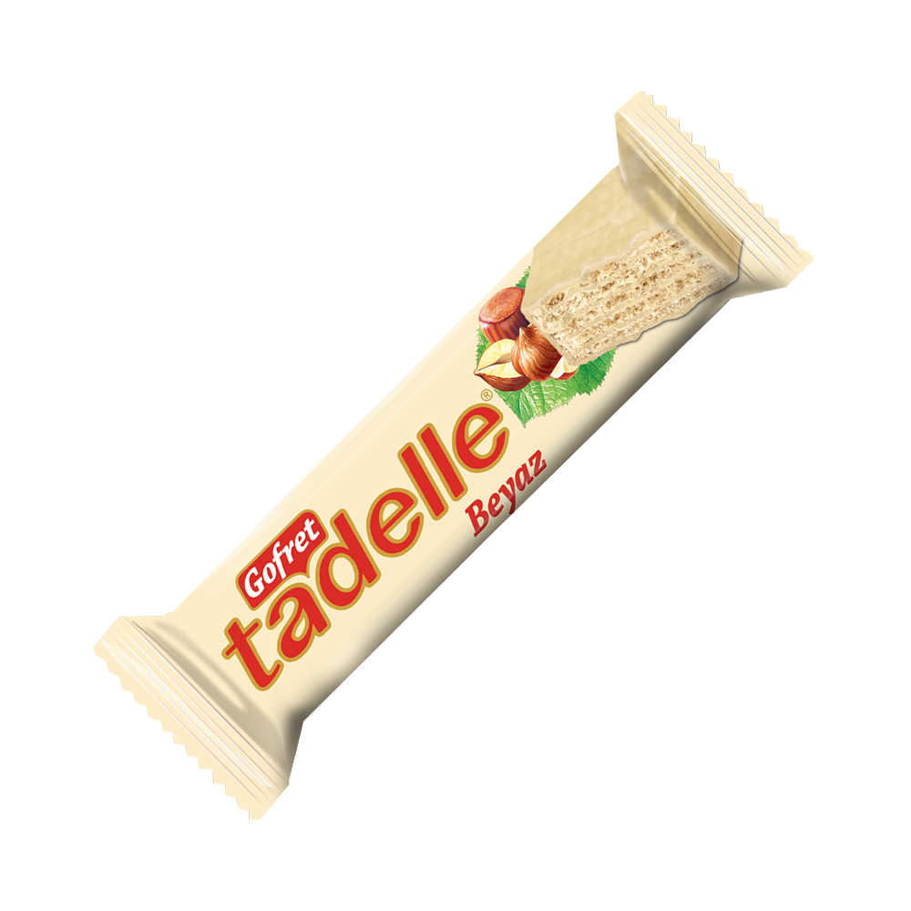 Tadelle Hazelnut Cream Wafer Covered with White Chocolate 35 g(24*8) 8683417000539
