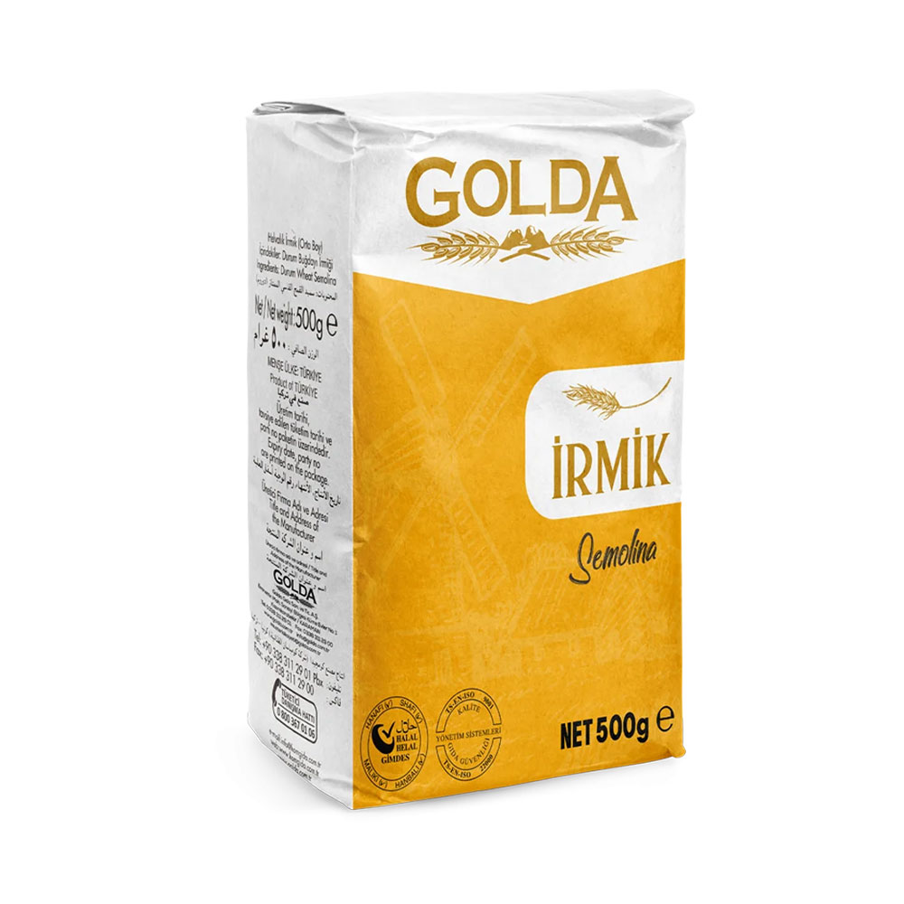 GOLDA სემოლინა(IRMIK) 500გრ*20ც 8693940500444