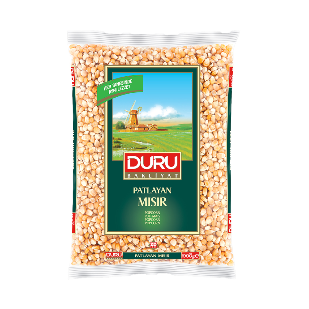 DURU POPCORN 1KG*12 8691440710455