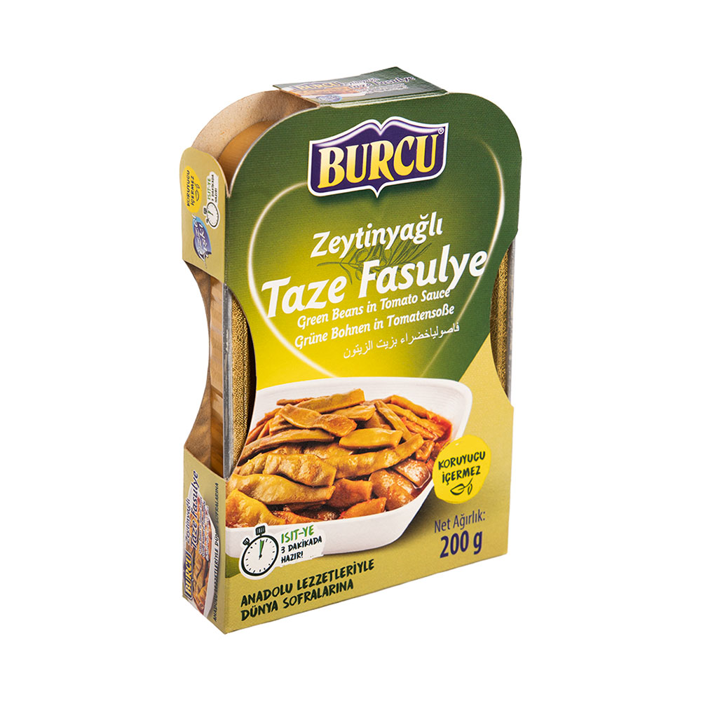 BURCU ვაზის ფოთოლის ტოლმა ზეითუნის ზეთში 200გრ*8ც 8691573071591