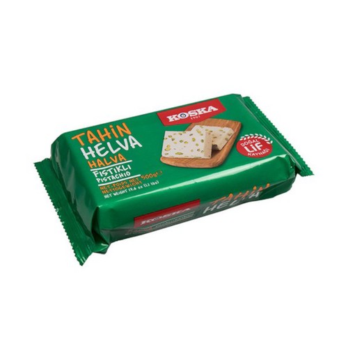 KOSKA ჰალვა ფისტით 500გრ*12ც 8690710001347