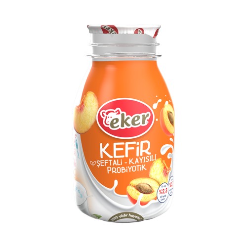 EKER PEACH & APRICOT KEFIR 200ML X6