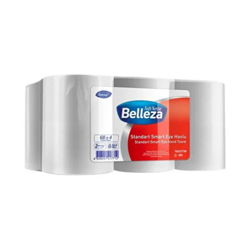 BELLEZA ხელსახოცის როლი 21სმ*68მ*4კგ*6ც 8698551217712