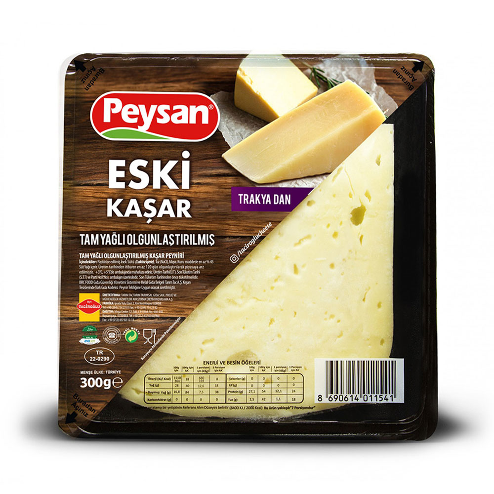 PEYSAN დაძველებული ყველი (ქაშარი) 300გრ*8ც 8690614011886
