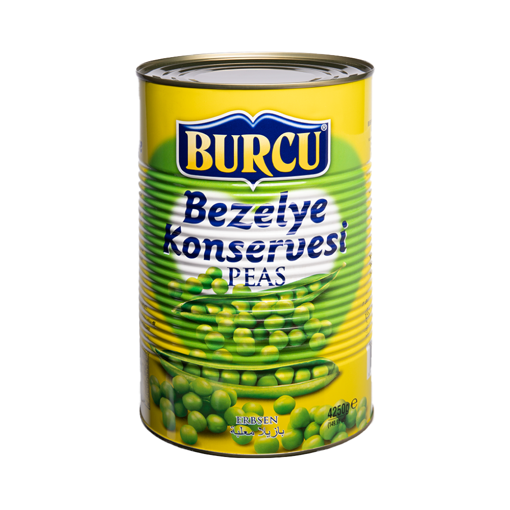 BURCU ბარდა დაკონსერვებული 4250 გრ*6ც(სუფთ. წონა 2550 გრ) 8691573005398