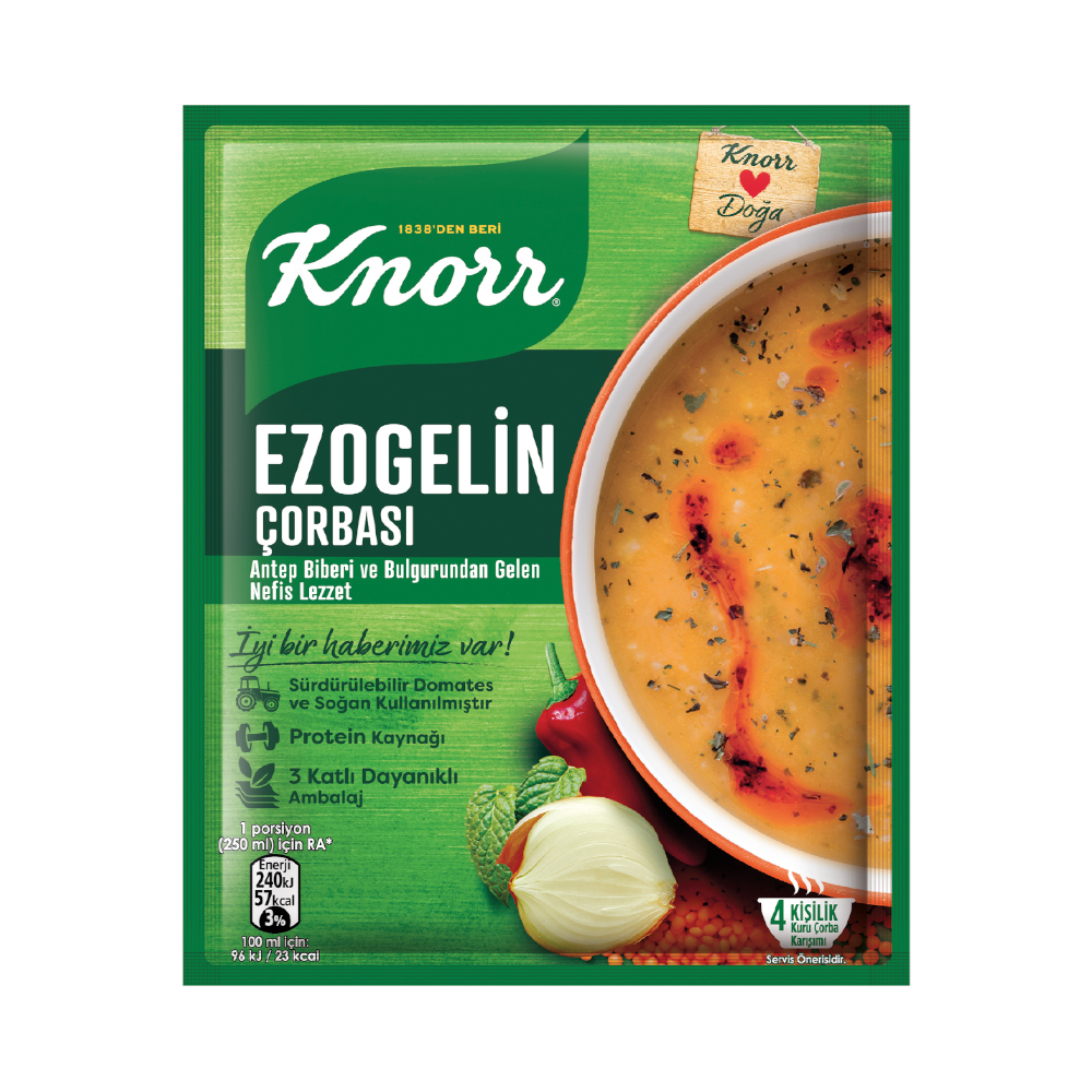 KNORR მზა სუპი ეზოგელინი 74გრ 12 ც*12შ. 8690637865275