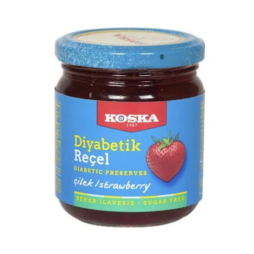 KOSKA დიაბეტური მარწყვის მურაბა 240გრ*6ც