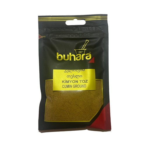 BUHARA კვლიავის მარცვალი დაფქული 50გრ*12ც 8692888103229