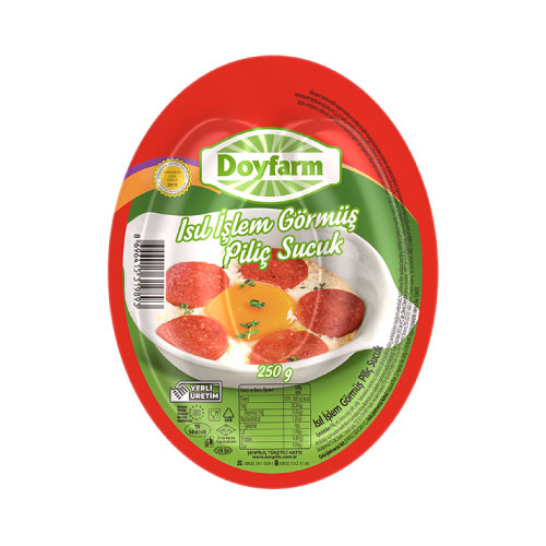 DOYFARM ქათმის სუჯუხი(PILIC SUCUK) 250გრ*20ც 8696415319893