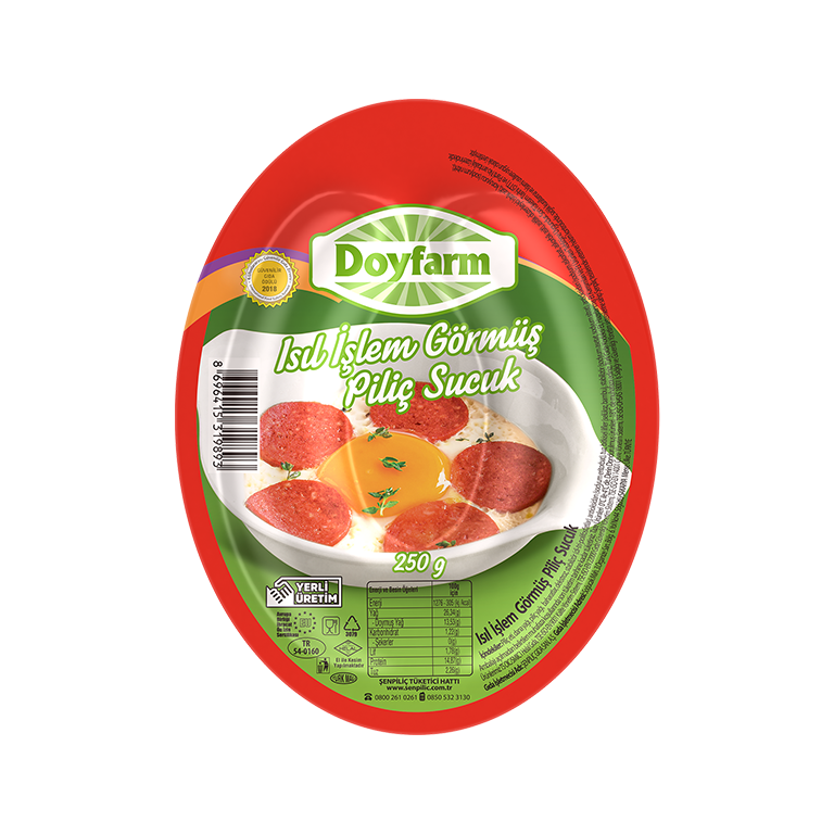 DOYFARM ქათმის სუჯუხი(PILIC SUCUK) 250გრ*20ც 8696415319893