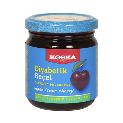 KOSKA დიაბეტური ალუბლის მურაბა 240გრ*6ც 8690710006502