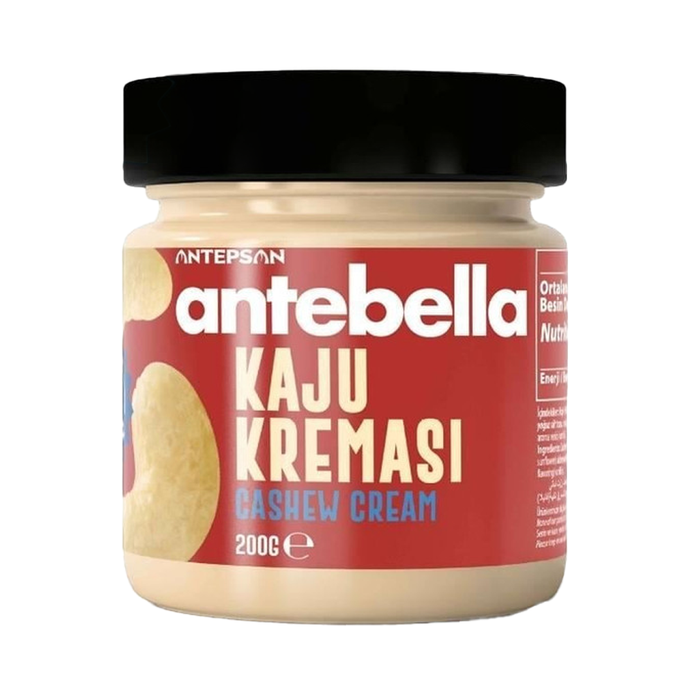 ANTEBELLA ქეშიუს პასტა (50%) 200გრ*12ც (შუშა) 8699936610623