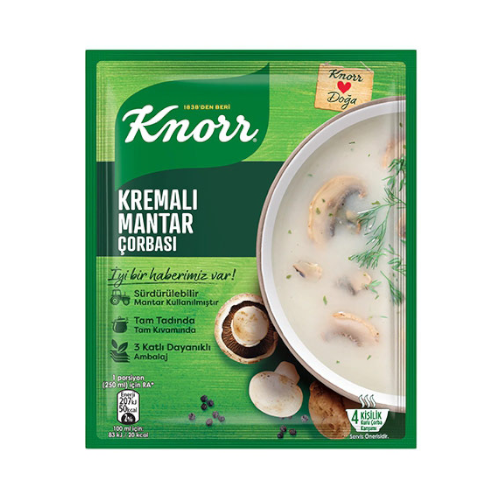 KNORR მზა სუპი სოკო 63 გრ*12ც*12შ. 8690637812323