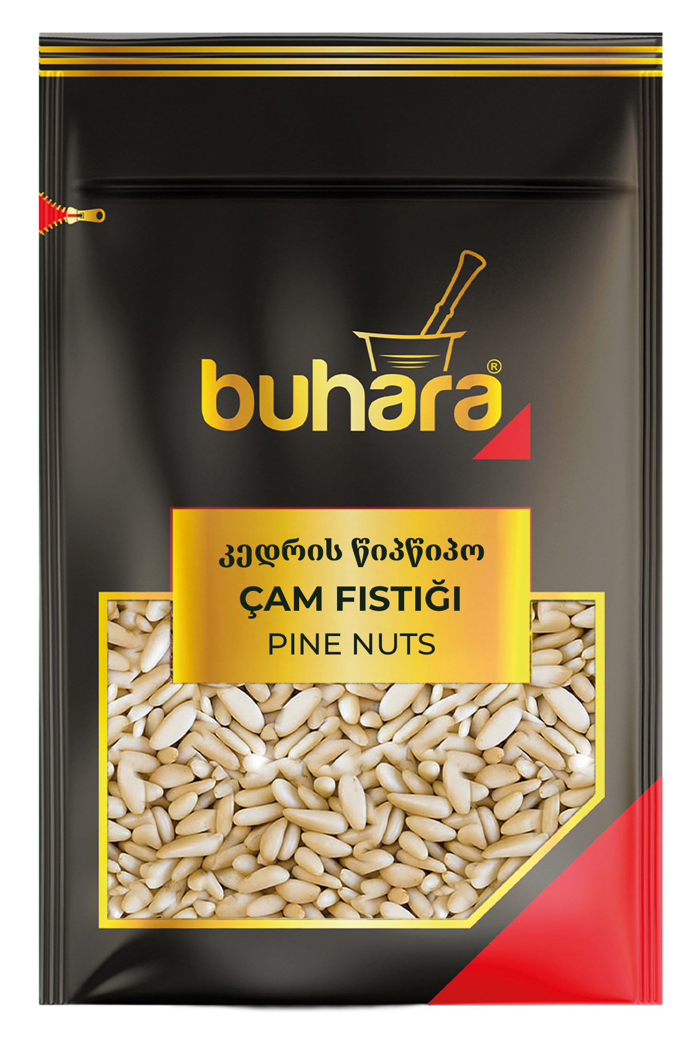 BUHARA კედრის წიპწიპო 20გრ*12ც 8692888624007
