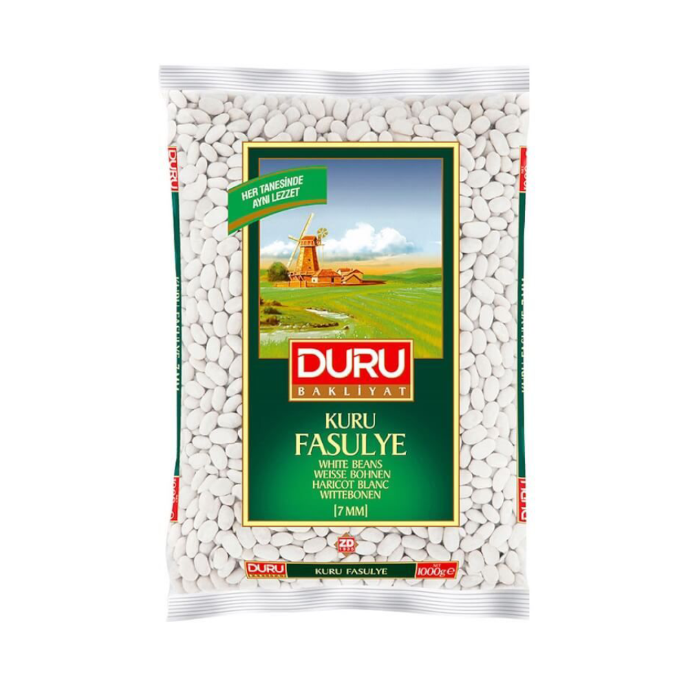 DURU თეთრი ლობიო 7მმ 1კგ*12ც