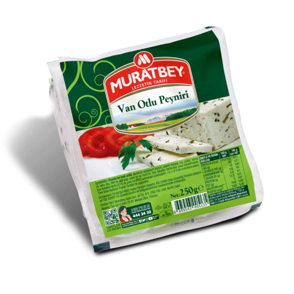 MURATBEY CHEESE WITH MEDICAL HERBS 250GR X24 8695543005135
