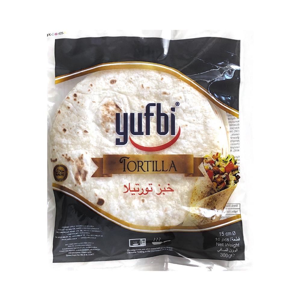 YUFBI ტორტილა ლავაში 15სმ*300გრ*20ც 8681425130682