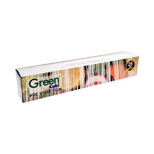 GREEN შესაფუთი ცელოფანი 45სმ/300მტ. *12 ც ყუთით(7,5 მიკრ.) 8695424100027