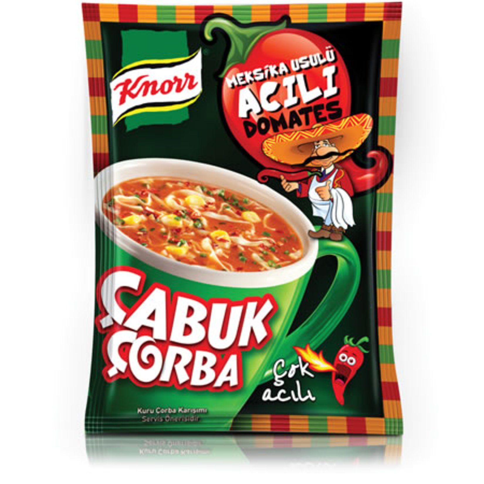KNORR სწრაფი მზა სუპი ცხარე პომიდვრის 22გრ*144ც 8683130067512