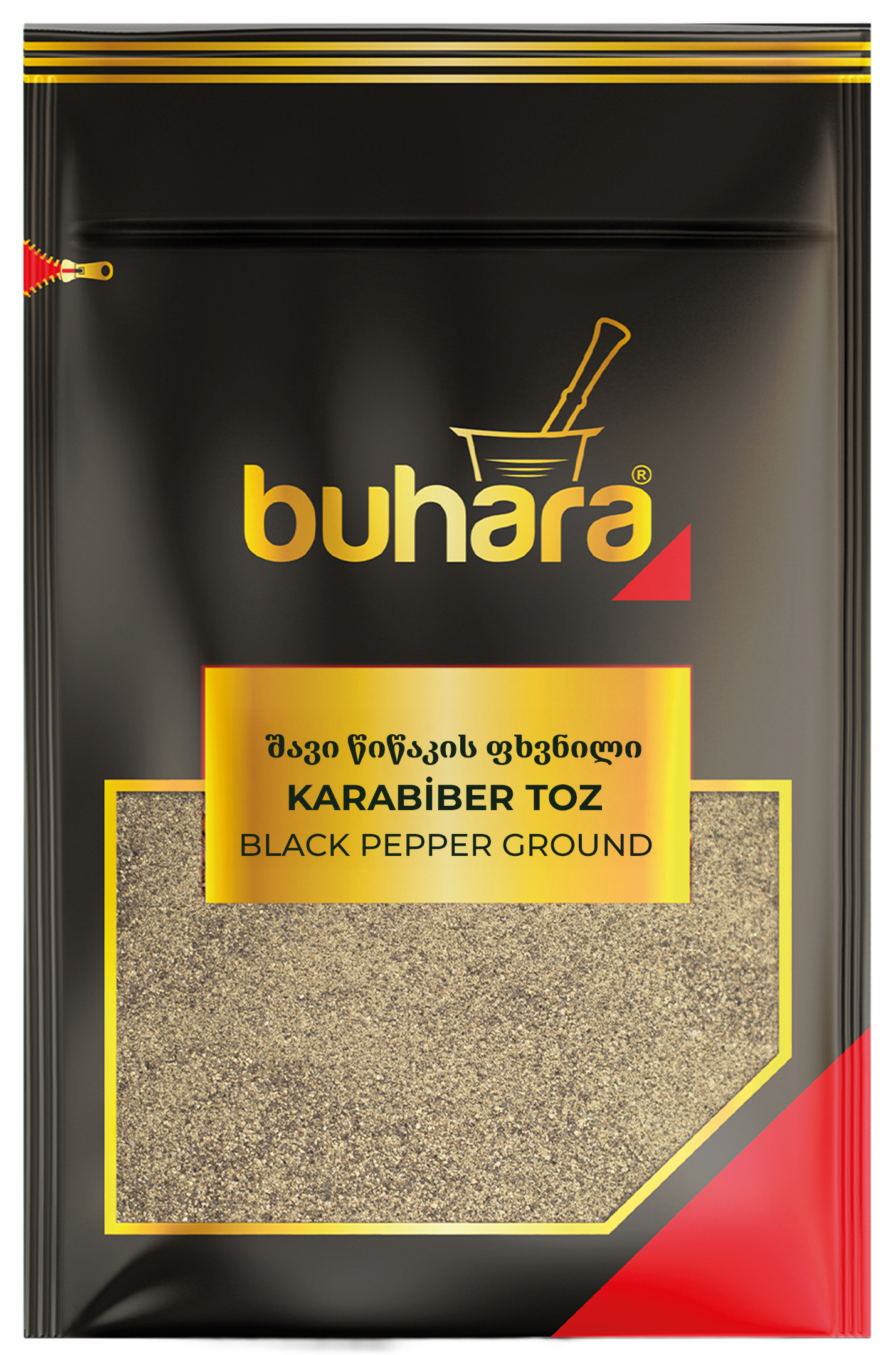 BUHARA შავი წიწაკა დაფქული 50გრ*12ც 8692888202335