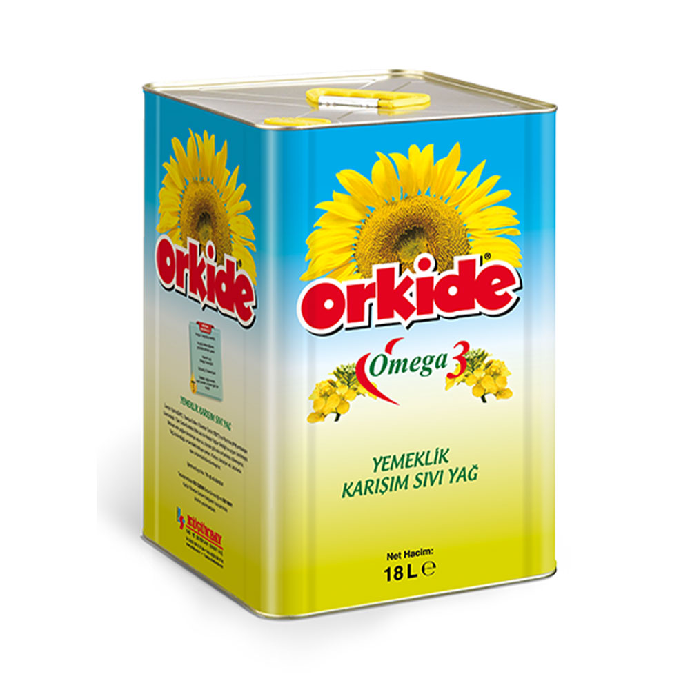 ORKIDE მზესუმზირის ზეთი 18ლტ 8691313010125