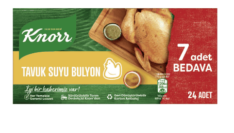 KNORR ქათმის ბულიონი 240გრ*32ც 8690637014185