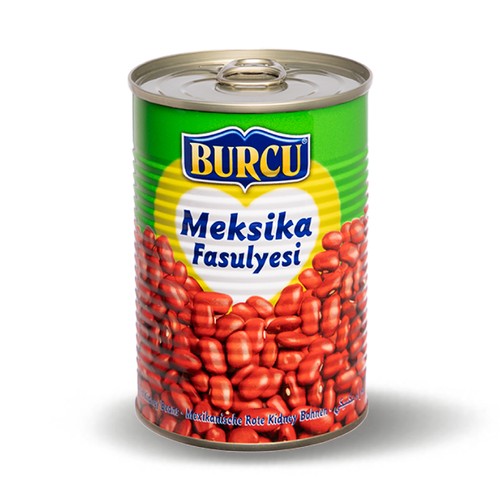 BURCU მექსიკური ლობიოს კონსერვი 400გრ*24ც 8691573017087