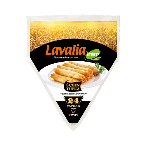 LAVALIA სამკუთხა ცომის ფენები 360გრ*16ც