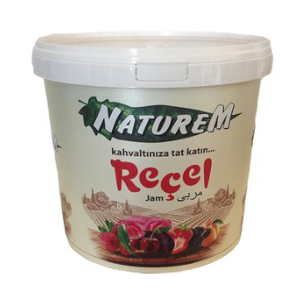 NATUREM მარწყვის მურაბა 4.85კგ*2ც 8699424280239