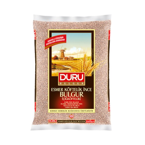 DURU ყავისფერი ბულგური კატლეტისთვის(ESMER)) 1 კგ*12ც 8691440503002