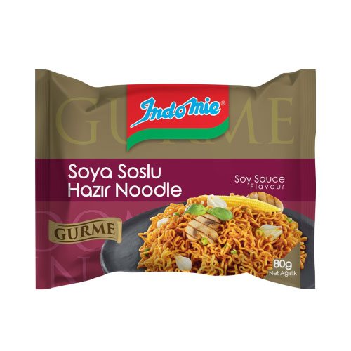 INDOMIE გურმე ნუდლსი სოიოს სოუსით 80გრ*40ც 8680908020113
