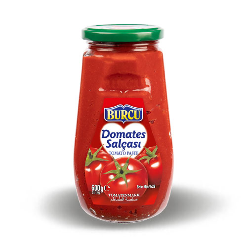 BURCU ტომატ პასტა 600გრ*12(შუშა)
