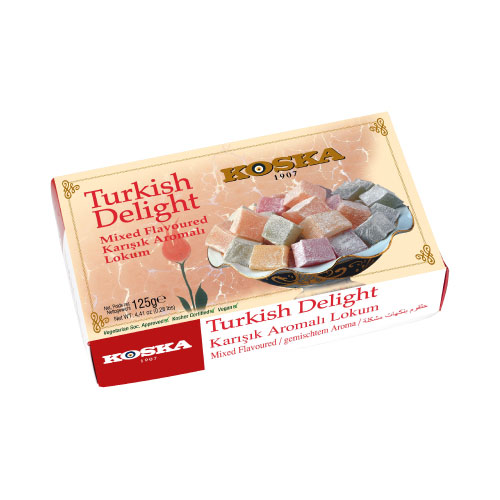KOSKA ლუხუმი შერეული არომატებით 125გრ*24ც