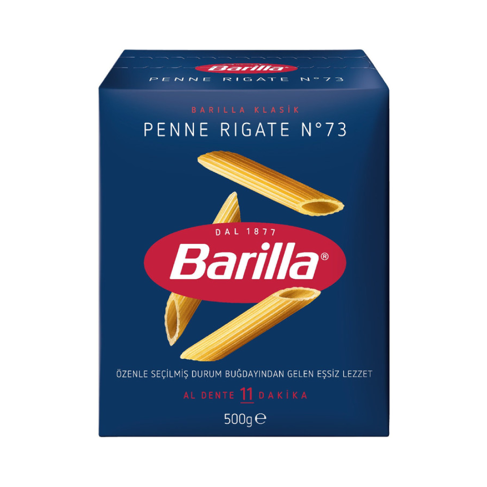 BARILLA მაკარონი კალამი(PENNE RIGATE) 500გრ*9ც 8690579140614
