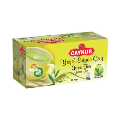 CAYKUR ერთჯერადი მწვანე ჩაი 40გრ*24ც( sade) 8690105001341