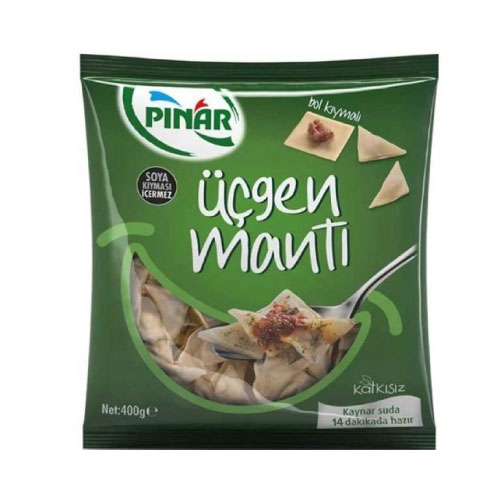 PINAR გაყინული "სამკუთხა" მანთი 400გრ*12ც( MANTI)