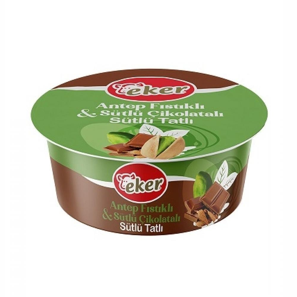 EKER  SÜTLÜ ÇIKOLATA PUDING FISTIKLI 125G*12
