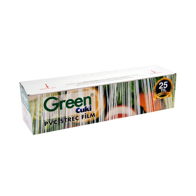 GREEN შესაფუთი ცელოფანი 30სმ/300მტ. *12ც ყუთით(7,5 მიკრ) 8695424100010