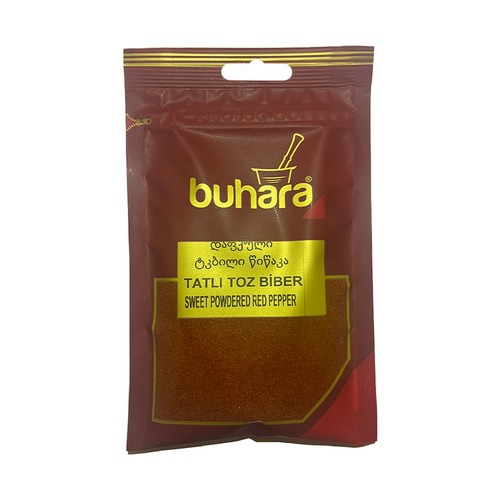 BUHARA ტკბილი წიწაკა დაფქული 50გრ*12ც 8692888000146