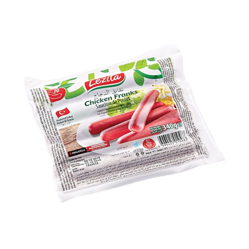 LEZITA გაყინული ქათმის სოსისი 340გრ*24