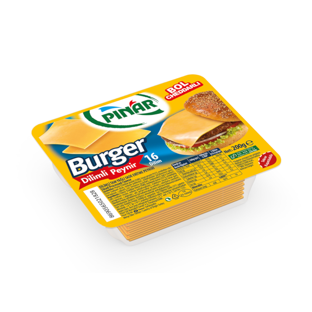 DILIMLI BURGER PEYNIR 200G*6