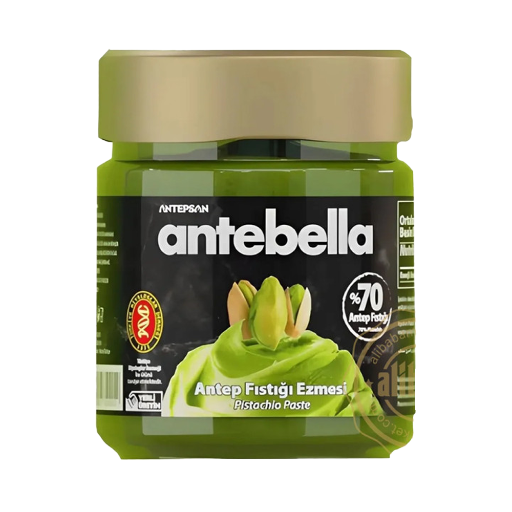 ANTEBELLA ფისტის პასტა (70%) 200გრ*12ც (შუშა) 8699936610067