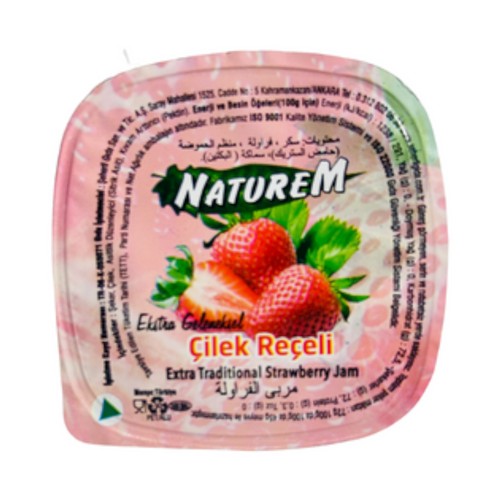 NATUREM პორციული მარწყვის მურაბა 20გრ*125ც*10შ.