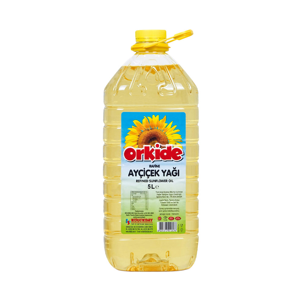 ORKIDE სიმინდის ზეთი 5 ლტ*4ც 8691313030550