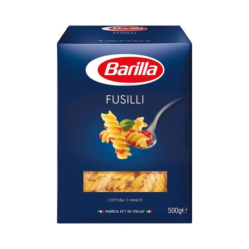 BARILLA მაკარონი სპირალი(FUSILLI) 500გრ*9ც