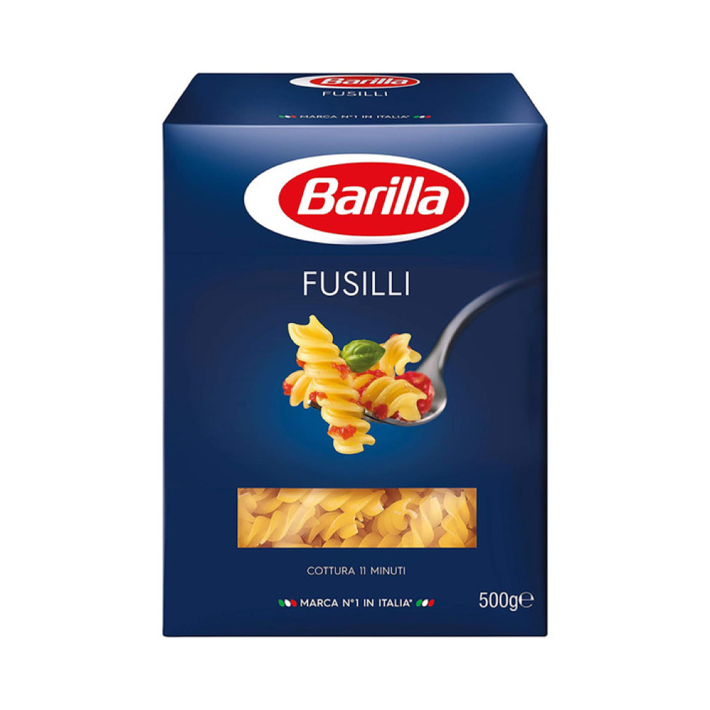 BARILLA მაკარონი სპირალი(FUSILLI) 500გრ*9ც 8690579140591