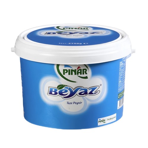 PINAR BEYAZ კრემის ყველი ორმაგი ნაღებით 2750გრ*4ც 8690565021705