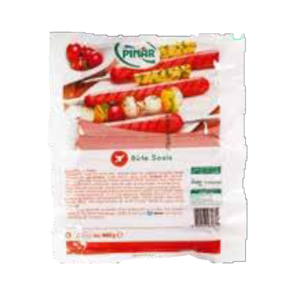 PINAR BUFE საქონლის სოსისი ბუფე 460რ*12ც 8690527030615