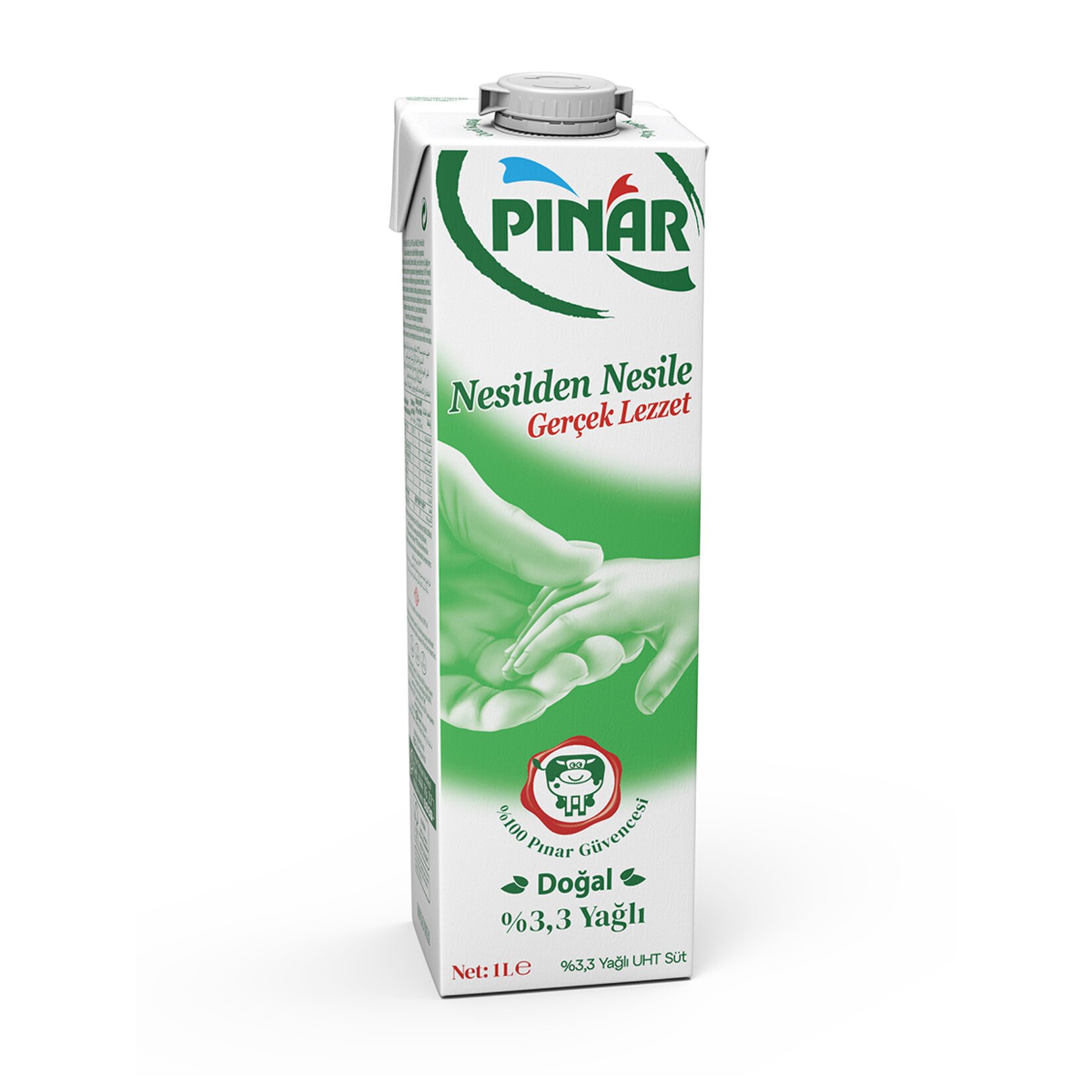 PINAR UHT რძე 3,3% 1ლ*12ც 8690565100530