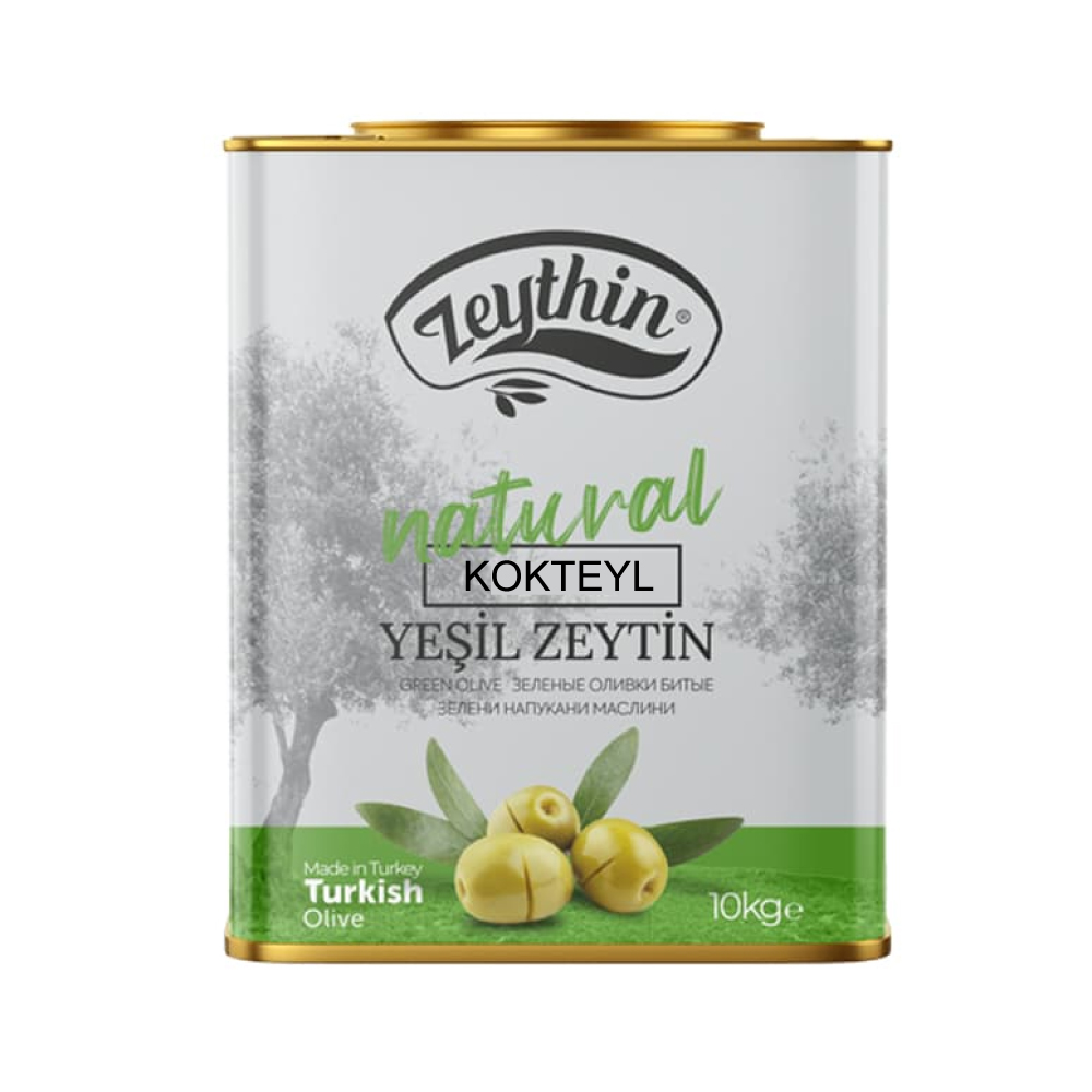 ZEYTHIN GREEN OLIVE MIX 10KG (180-200)